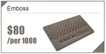 Emboss Business Cards